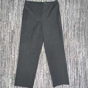 Talbots Womens Classic Slim Dress Pants Size 8P Petite Gray High Rise‎ Zip 29x27